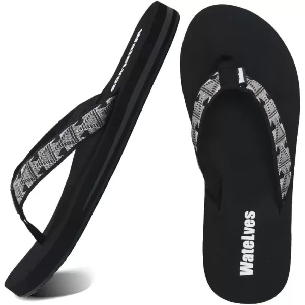 WateLves Womens-Flip-Flops-Thong-Sandals-Beach-Shoes Light and Comfortable for Vacation Walking-Bathroom-Pool