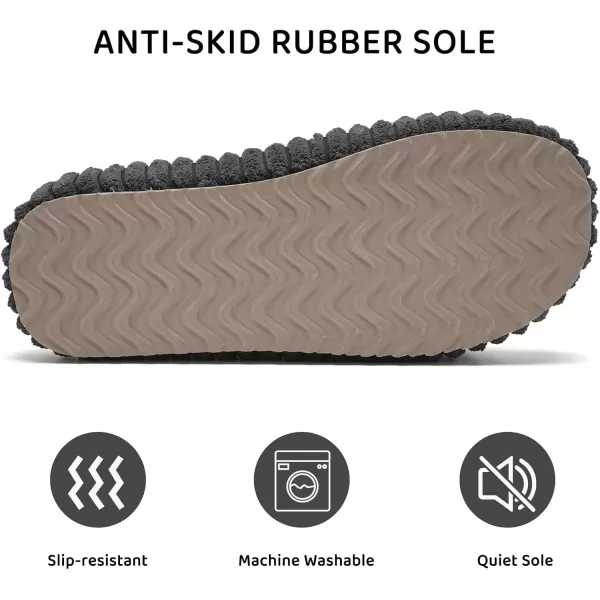 imageWateLves Cute Bow Slippers for Women Memory Foam Corduroy Open Toe Slide Slippers Ladies Cross Band House Shoes for Indoor OutdoorDark Gray