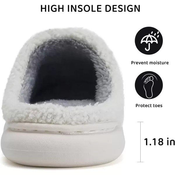 imageWateLves Womens Pillow Warm Memory Foam Slippers Comfortable Cute House Shoes Lightweight Fuzzy Christmas SlippersBlack White Chessboard