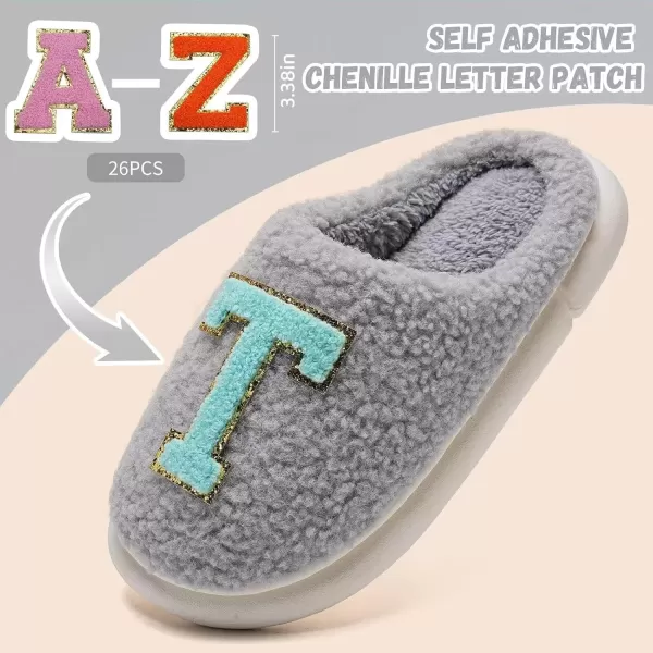 imageWateLves Womens Pillow Warm Memory Foam Slippers Comfortable Cute House Shoes Lightweight Fuzzy Christmas SlippersCustomizationclassic Grey
