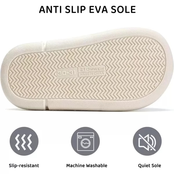 imageWateLves Womens Pillow Warm Memory Foam Slippers Comfortable Cute House Shoes Lightweight Fuzzy Christmas SlippersHalloween Snow