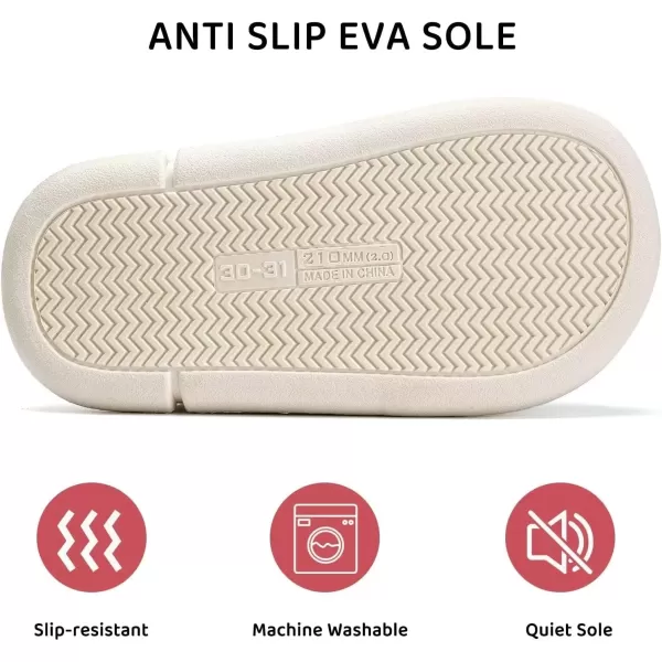 imageWateLves Womens Pillow Warm Memory Foam Slippers Comfortable Cute House Shoes Lightweight Fuzzy Christmas SlippersStrawberry