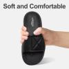 imageCloud Slides for Women and Men Pillow Slippers Adjustable Strap NonSlip Comfort Sandals for Bathroom Shower