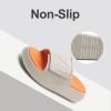imageCloud Slides for Women and Men Pillow Slippers Adjustable Strap NonSlip Comfort Sandals for Bathroom ShowerGreyOrange4344