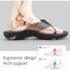 imageWateLves Mens FlipFlopsThongSandals with ArchSupport Open Toe NonSlip PoolShoesSummerSlippers for BeachYogaShowersDorms104Black44