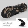 imageWateLves Mens FlipFlopsThongSandals with ArchSupport Open Toe NonSlip PoolShoesSummerSlippers for BeachYogaShowersDorms104Black44
