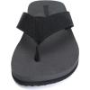 imageWateLves MensFlipFlopsThongSandalswithArchSupport LightweightWaterShoes OpenToe Comfort SummerBeachSlippers for PoolShowersDorms IndoorOutdoorJt302Black