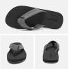 imageWateLves MensFlipFlopsThongSandalswithArchSupport LightweightWaterShoes OpenToe Comfort SummerBeachSlippers for PoolShowersDorms IndoorOutdoorLz304Charcoal Gray
