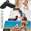 imageWateLves WomensFlipFlopsThongSandalsBeachShoes Light and Comfortable for Vacation01Black
