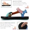 imageWateLves WomensSportSandals Outdoor Hiking Sandals withArchSupport Comfortable WebbingWaterAthletic BeachSandals for TravelWalkingTrekkingCampingColorful