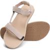 imageWateLves WomensSportSandals Outdoor Hiking Sandals withArchSupport Comfortable WebbingWaterAthletic BeachSandals for TravelWalkingTrekkingCampingElegant Brown