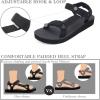 imageWateLves WomensSportSandals Outdoor Hiking Sandals withArchSupport Comfortable WebbingWaterAthletic BeachSandals for TravelWalkingTrekkingCampingHdblack