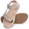 imageWateLves WomensSportSandals Outdoor Hiking Sandals withArchSupport Comfortable WebbingWaterAthletic BeachSandals for TravelWalkingTrekkingCampingHdtropical Brown