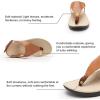 imageWateLves WomensThongSandals Adjustable Casual Tshaped Flipflops with ArchSupport Comfortable beachshoes TravelWalking IndoorOutdoor