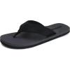 imageWateLves MensFlipFlopsThongSandalswithArchSupport LightweightWaterShoes OpenToe Comfort SummerBeachSlippers for PoolShowersDorms IndoorOutdoorJt302Black