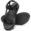 imageWateLves WomensSportSandals Outdoor Hiking Sandals withArchSupport Comfortable WebbingWaterAthletic BeachSandals for TravelWalkingTrekkingCampingBlack