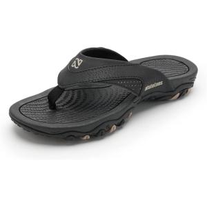 imageWateLves Mens FlipFlopsThongSandals with ArchSupport Open Toe NonSlip PoolShoesSummerSlippers for BeachYogaShowersDorms104Black44