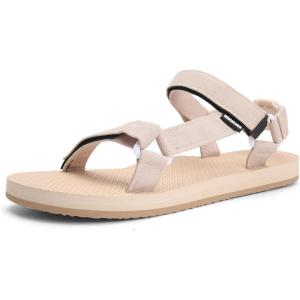 imageWateLves WomensSportSandals Outdoor Hiking Sandals withArchSupport Comfortable WebbingWaterAthletic BeachSandals for TravelWalkingTrekkingCampingElegant Brown