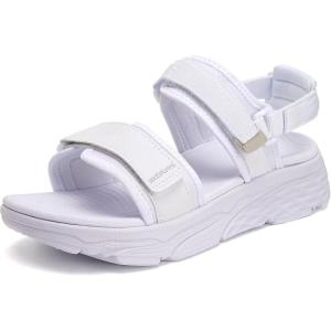 imageWateLves WomensSportSandals Outdoor Hiking Sandals withArchSupport Comfortable WebbingWaterAthletic BeachSandals for TravelWalkingTrekkingCampingTbwhite