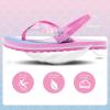 imageWateLves Girls ampamp Boys Kids Flip Flop summer Slide Sandals Slip on Suitable for Bath Shower Beach pool Little KidBig KidGrete Scales Pink
