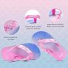 imageWateLves Girls ampamp Boys Kids Flip Flop summer Slide Sandals Slip on Suitable for Bath Shower Beach pool Little KidBig KidGrete Scales Pink