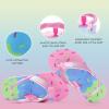 imageWateLves Girls ampamp Boys Kids Flip Flop summer Slide Sandals Slip on Suitable for Bath Shower Beach pool Little KidBig KidIce Cream