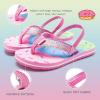 imageWateLves Girls ampamp Boys Kids Flip Flop summer Slide Sandals Slip on Suitable for Bath Shower Beach pool Little KidBig KidIce Cream