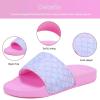 imageWateLves Girls ampamp Boys Slide Sandals Kids Summer Slippers Slip On for Outdoor Beach Pool Shower Little KidBig KidFish Scales