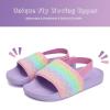 imageWateLves Toddler Boys Girls Slides Sandals for Swim Beach Kids Water Shoes Casual SlippersFly Wovefish Scale