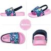 imageWateLves Toddler Boys Girls Slides Sandals for Swim Beach Kids Water Shoes Casual SlippersMermaidPink