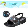 imageWateLves Toddler Boys Girls Slides Sandals for Swim Beach Kids Water Shoes Casual SlippersRocketBlack
