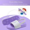imageWateLves Toddler Boys Girls Slides Sandals for Swim Beach Kids Water Shoes Casual SlippersUnicornPurple