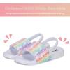 imageWateLves Toddler Boys Girls Slides Sandals for Swim Beach Kids Water Shoes Casual SlippersUnicornRainbow