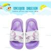 imageWateLves Toddler Boys Girls Slides Sandals for Swim Beach Kids Water Shoes Casual SlippersVelcroUnicorn