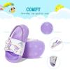 imageWateLves Toddler Boys Girls Slides Sandals for Swim Beach Kids Water Shoes Casual SlippersVelcroUnicorn