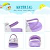 imageWateLves Toddler Boys Girls Slides Sandals for Swim Beach Kids Water Shoes Casual SlippersVelcroUnicorn