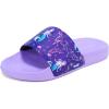 imageWateLves Girls ampamp Boys Slide Sandals Kids Summer Slippers Slip On for Outdoor Beach Pool Shower Little KidBig KidPurple Mermaid