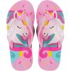 imageWateLves Girls Flip Flops Toddler Boys Girls NonSlip Sport Sandals for Beach Swim PoolLittle KidBig KidPink Unicorn