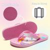 imageWateLves Girls Flip Flops Toddler Boys Girls NonSlip Sport Sandals for Beach Swim PoolLittle KidBig KidPink Unicorn