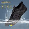 imageWateLves Water Shoes Mens Womens Beach Swim Shoes QuickDry Aqua Socks Pool Shoes for Surf Yoga Water AerobicsABlack
