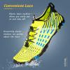 imageWateLves Water Shoes Mens Womens Beach Swim Shoes QuickDry Aqua Socks Pool Shoes for Surf Yoga Water AerobicsAFluorescent Green