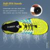 imageWateLves Water Shoes Mens Womens Beach Swim Shoes QuickDry Aqua Socks Pool Shoes for Surf Yoga Water AerobicsAFluorescent Green