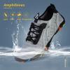 imageWateLves Water Shoes Mens Womens Beach Swim Shoes QuickDry Aqua Socks Pool Shoes for Surf Yoga Water AerobicsALight Gray