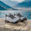 imageWateLves Water Shoes Mens Womens Beach Swim Shoes QuickDry Aqua Socks Pool Shoes for Surf Yoga Water AerobicsALight Gray