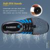 imageWateLves Water Shoes Mens Womens Beach Swim Shoes QuickDry Aqua Socks Pool Shoes for Surf Yoga Water AerobicsBBlue Gray