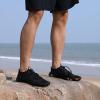 imageWateLves Water Shoes Mens Womens Barefoot Beach Swim Shoes QuickDry Aqua Socks Pool Shoes for Surf Yoga Water AerobicsAll Black