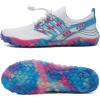 imageWateLves Water Shoes Mens Womens Barefoot Beach Swim Shoes QuickDry Aqua Socks Pool Shoes for Surf Yoga Water AerobicsCamouflage Blue