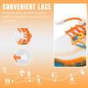 imageWateLves Water Shoes Mens Womens Barefoot Beach Swim Shoes QuickDry Aqua Socks Pool Shoes for Surf Yoga Water AerobicsCamouflage Orange