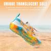 imageWateLves Water Shoes Mens Womens Barefoot Beach Swim Shoes QuickDry Aqua Socks Pool Shoes for Surf Yoga Water AerobicsCamouflage Orange