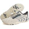 imageWateLves Water Shoes Mens Womens Barefoot Beach Swim Shoes QuickDry Aqua Socks Pool Shoes for Surf Yoga Water AerobicsClassic Beige